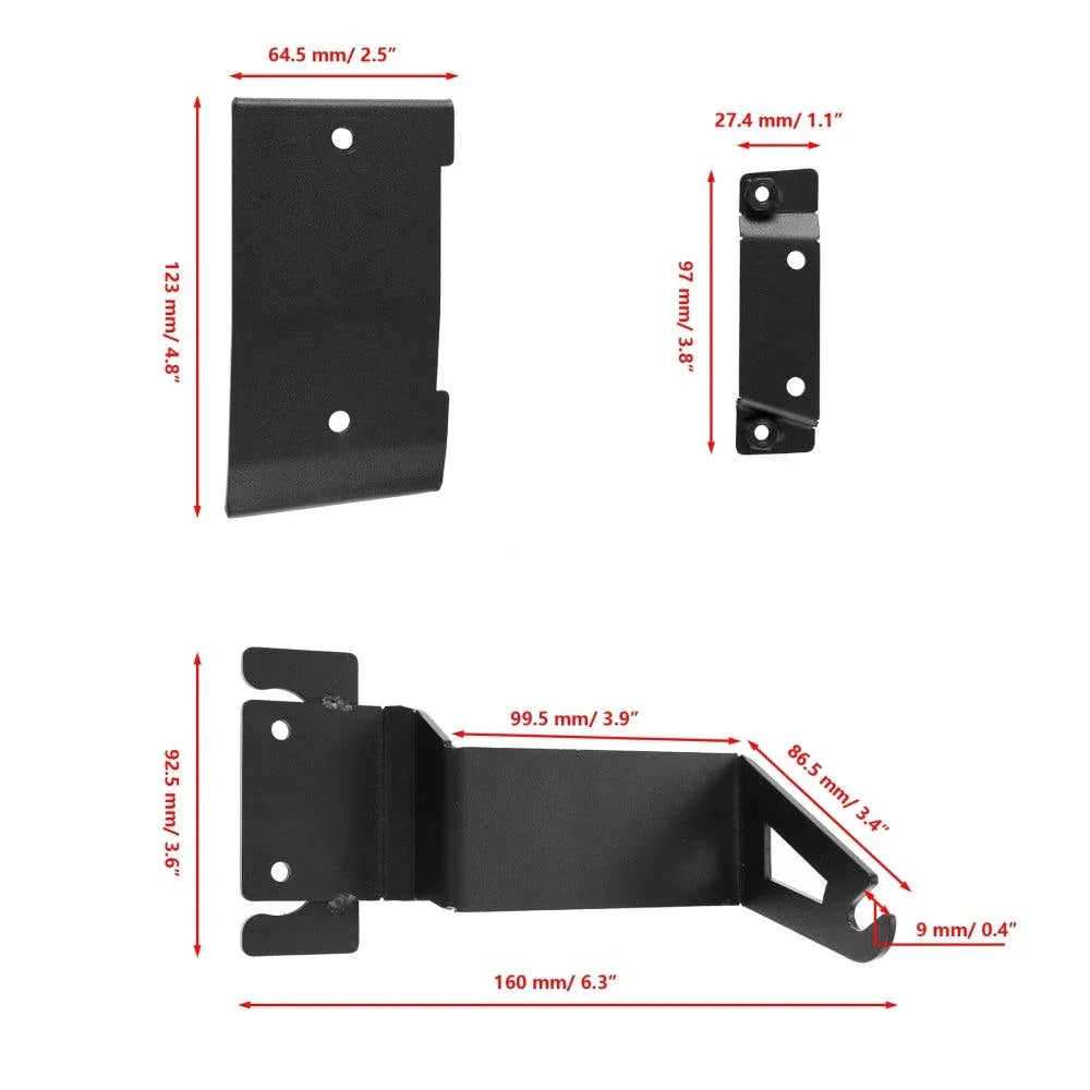 52 Inch 5D-PRO série Barres LED & Car Roof Windshield Barres LED Mounting Bracket pour Ford Bronco 2/4 Door 2021 2022 – vue…