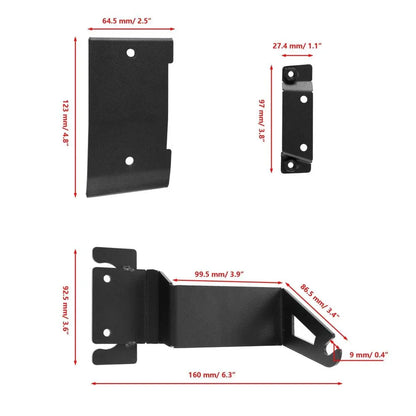 52″ 5D-PRO série Barres LED & automobile Roof pare-brise Barres LED support de montage pour Ford Bronco 2/4 portes 2021 2022