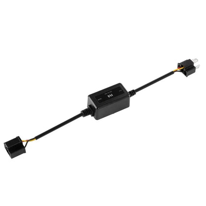 H4/9003 C10-MODEL Enhanced Ampoules de phare LED CAN-bus Decoder anti-scintillement Hyper Flash No Warning Harness Resistor