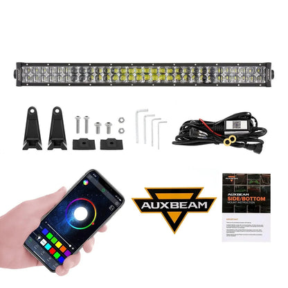 New 32″ V-PRO série droit RGBW couleurs changeantes tout-terrain Barres LED pour ATV UTV SIDE BY SIDES – vue 11 – NOVADOMIO