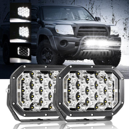 7×5″ rectangulaire projecteurs LED compacts blanc Spot feux longue portée avec DRL – NOVADOMIO