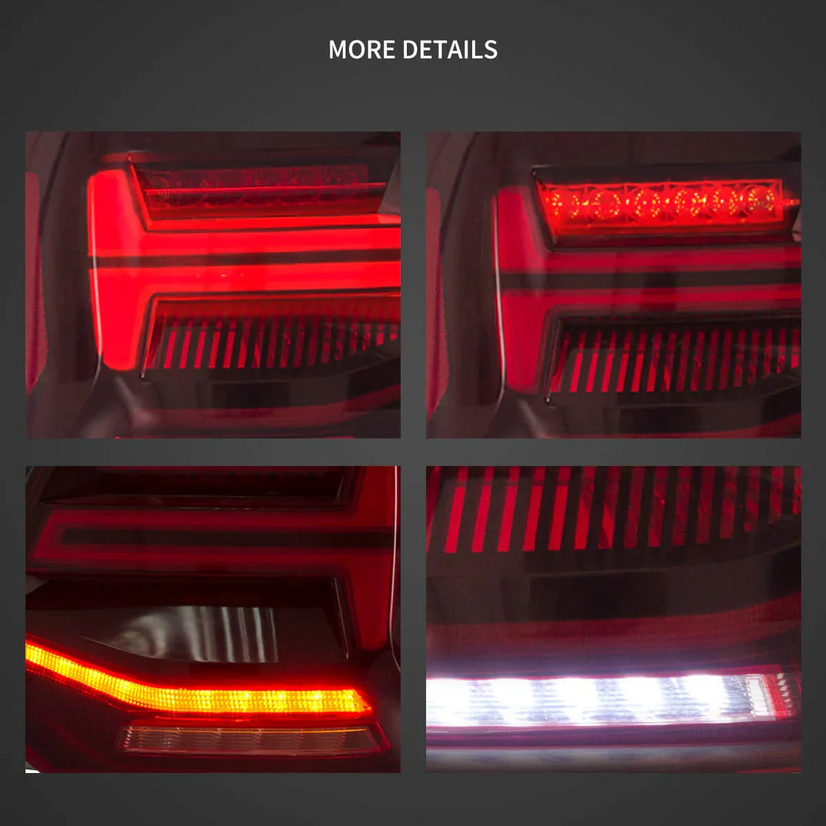 LED bloc de feux arrière avec Sequential clignotant pour 2009-2017 Volkswagen Polo 5th Gen (LWB/SWB） – vue 10