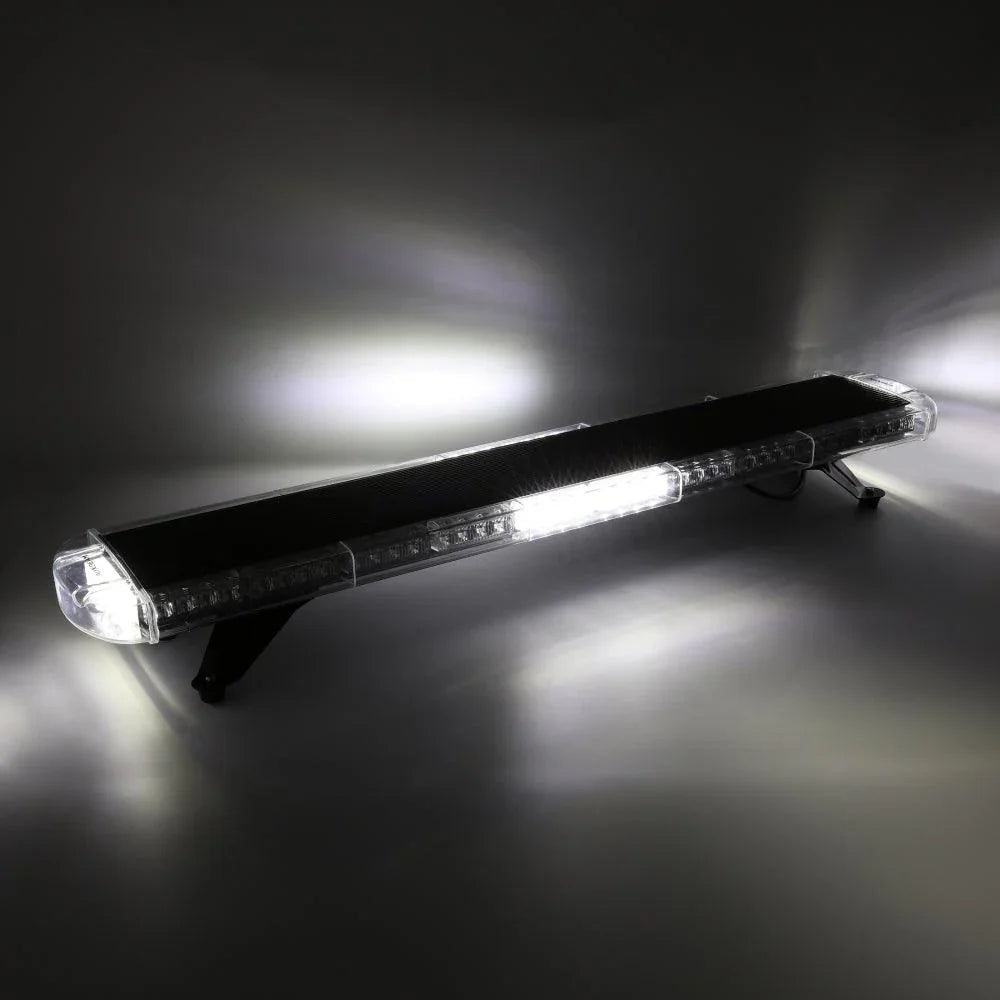 47 Inch Rooftop Strobe Flashing Barres lumineuses avec Mounting Brackets 20 Flashing Modes Emergency Safety Warning Caution…