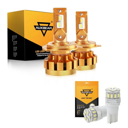 Kit d’ampoules LED feux de route/croisement H4 9003 F-16 Plus série 14 000 lm pour HONDA CIVIC 2000–2003 – NOVADOMIO
