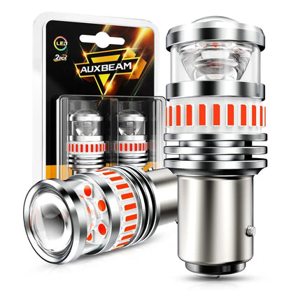 1157 BAY15D Ampoules LED pour feux stop et arrière 11W 4000LM rouge B1 série – 2 ampoules – vue 8 – NOVADOMIO