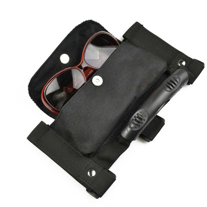 Canvas Roof Handle avec Glasses Storage Bag pour Jeep Wrangler JK 2007–2017 – NOVADOMIO