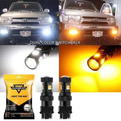 pour 2009-2015 Toyota Tacoma 3157 DRL&clignotant Light Dual Color Lighting Switchback blanc&orange – NOVADOMIO