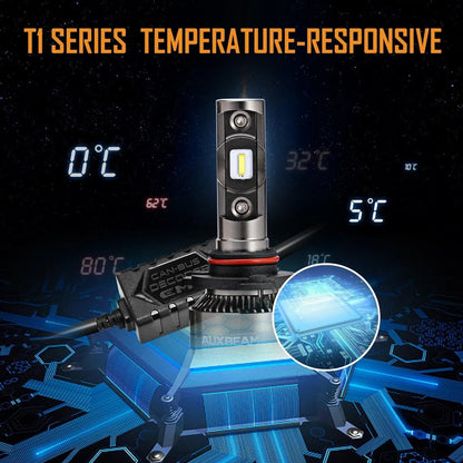 T1 série Temperature Control Built-in Canbus Ampoules LED 8000LM – vue 5 – NOVADOMIO