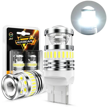 T20 7443 7440 Ampoules LED pour recul, clignotants, stop et feux arrière 11W 4000LM 6500K blanc B1 série – 2 ampoules