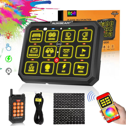 AC série 8/12 voies RGB panneau de commande avec APP&télécommande, modes bascule / momentané / impulsion – vue 18 – NOVADOMIO