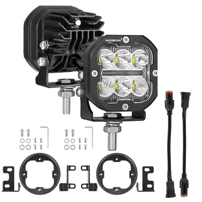 3″ projecteurs LED compacts supports de montage Flush supports de montage pour Toyota Tacoma Tundra 4Runner – vue 10