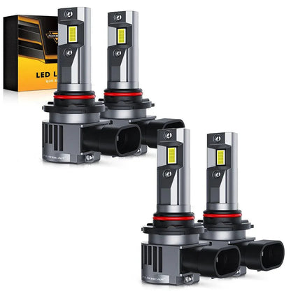 9012/HIR2 Ampoules de phare LED 90 W 22 000 lm Q20 série 1: 1 format halogène 6 500 K blanc froid – 2 ampoules – NOVADOMIO