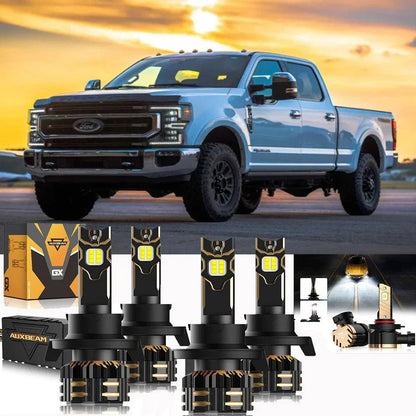 pour 2020 Ford F-250 Super Duty H13 Ampoules de phare LED Bundle – NOVADOMIO