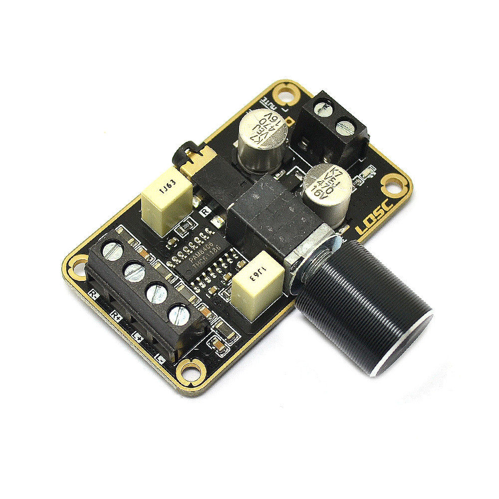 Carte d'amplificateur de puissance numérique 5 W x 2 classe D, module d'amplificateur de préamplificateur à monter…