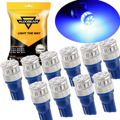 T10/168/194/W5W/2825 blanc/rouge/orange LED CAN-bus non polarisée ampoule pour plafonnier lecture plaque d’immatriculation