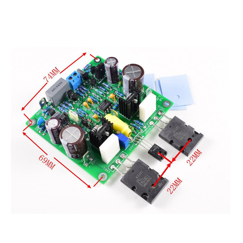 Carte d'amplificateur de puissance modifiée DIY Accuphase E210 – vue 2