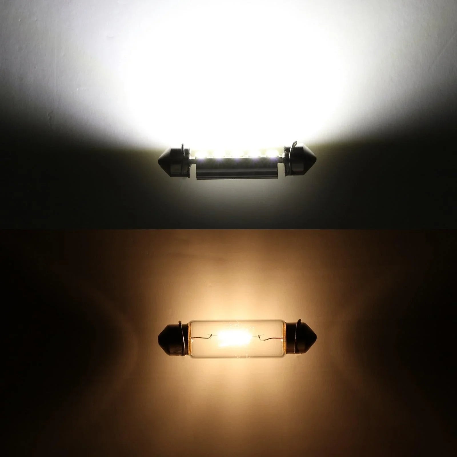 41MM 578 211-2 212-2 214-2 1.61" Festoon LED Interior/Dome/Map/License Plate Light Bulbs 2.7W 500LM 6500K blanc – 2 ampoules…