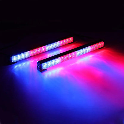 17″ Dual LED Directional Emergency Traffic Advisor Barres lumineuses 20 clignotant motifs avec Suction Cup Mount pour