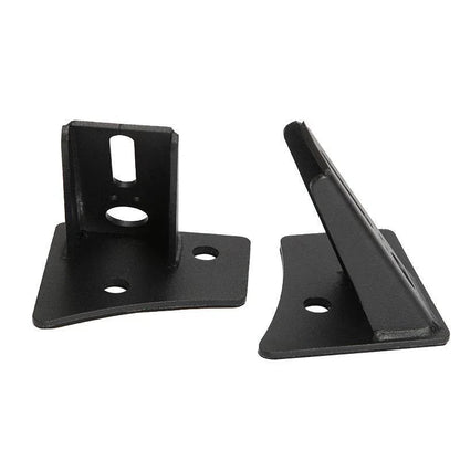 2 pièces noir montant A supports inférieurs sur charnière de pare-brise Projecteurs LED compacts pour 2007–2017 Jeep Wrangler