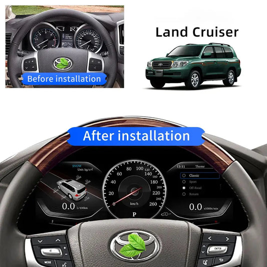 Virtual Cockpit Toyota Land Cruiser 2008-2022 LCD 12,3″ – NOVADOMIO