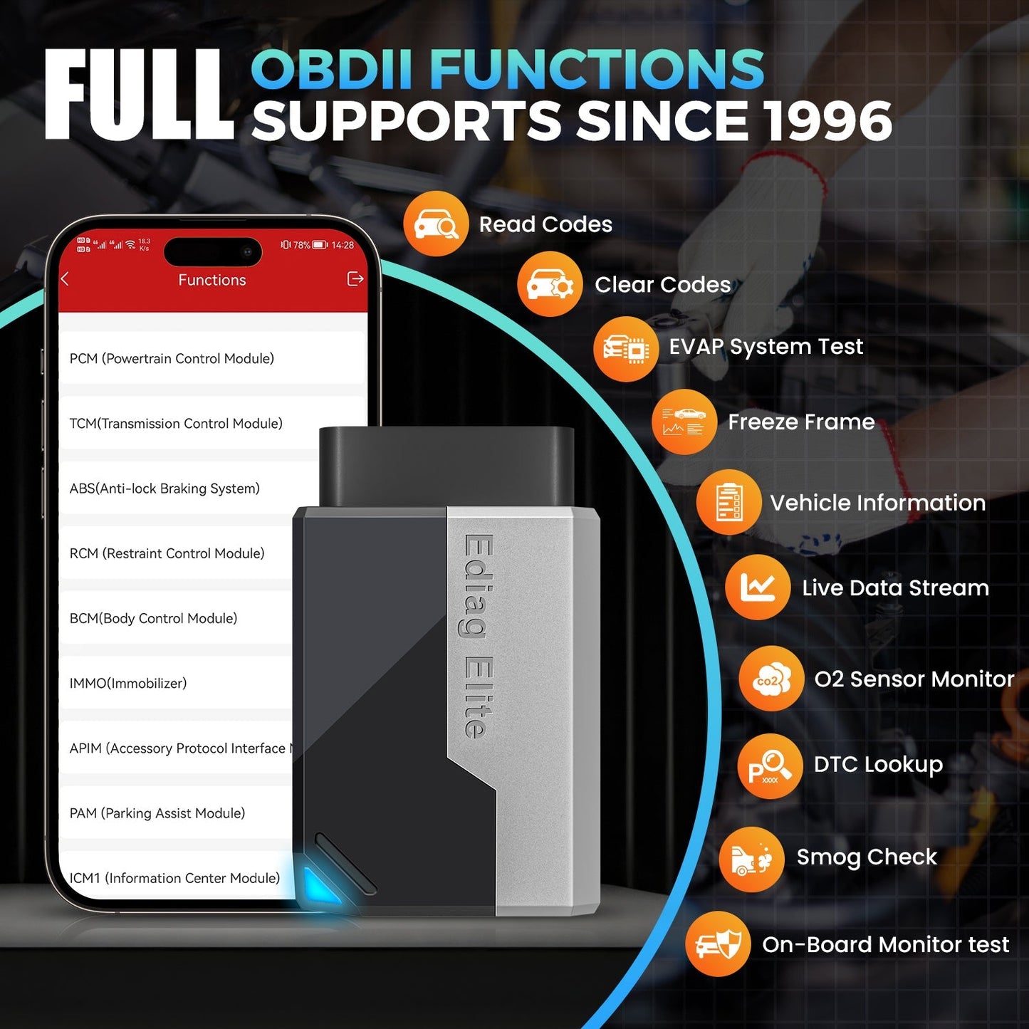 Scanner OBD2 Bluetooth KINGBOLEN SOLOSCAN pour GM et Chevrolet – image produit 4 | NOVADOMIO