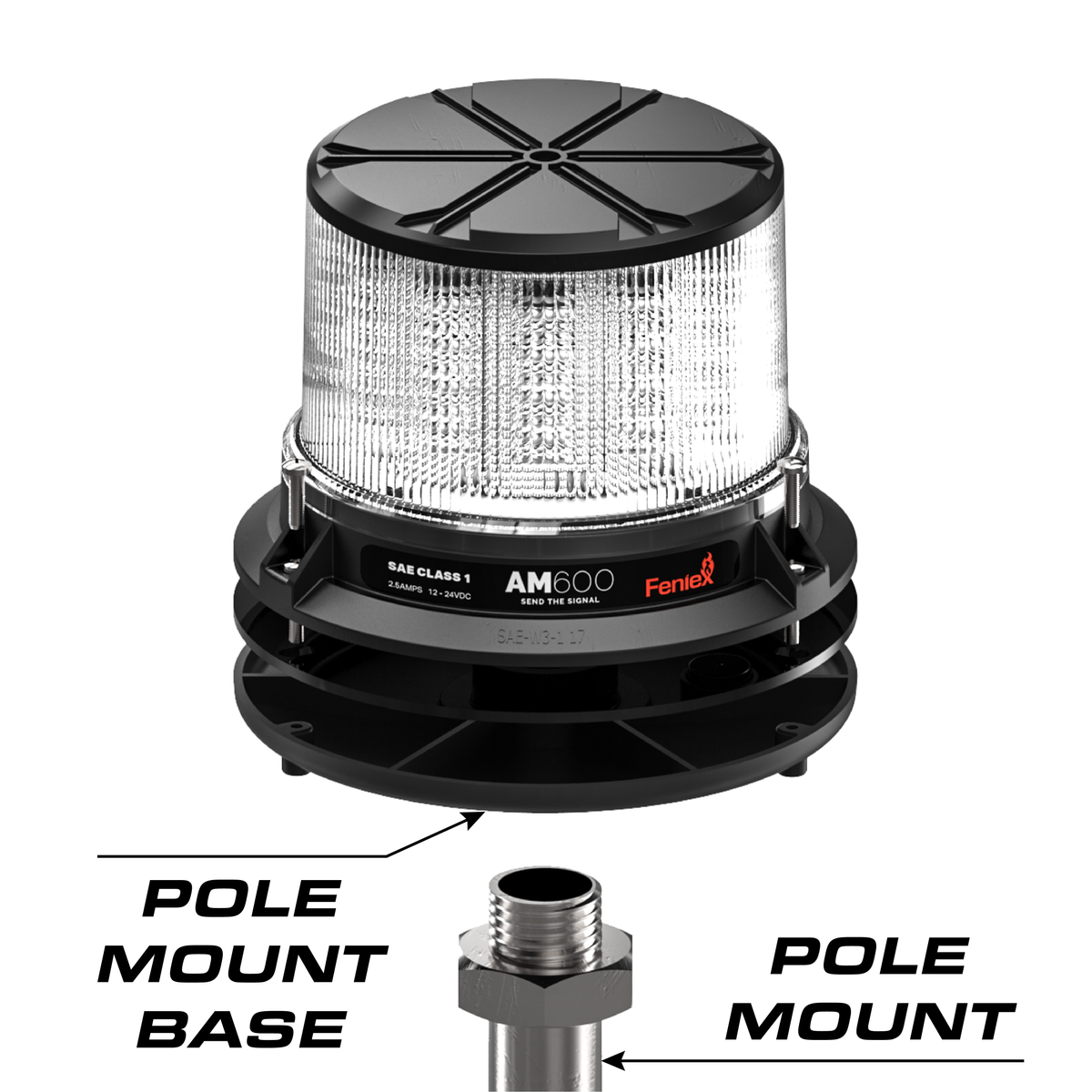Feniex Beacon AM600 – Balise LED de signalisation – vue 4