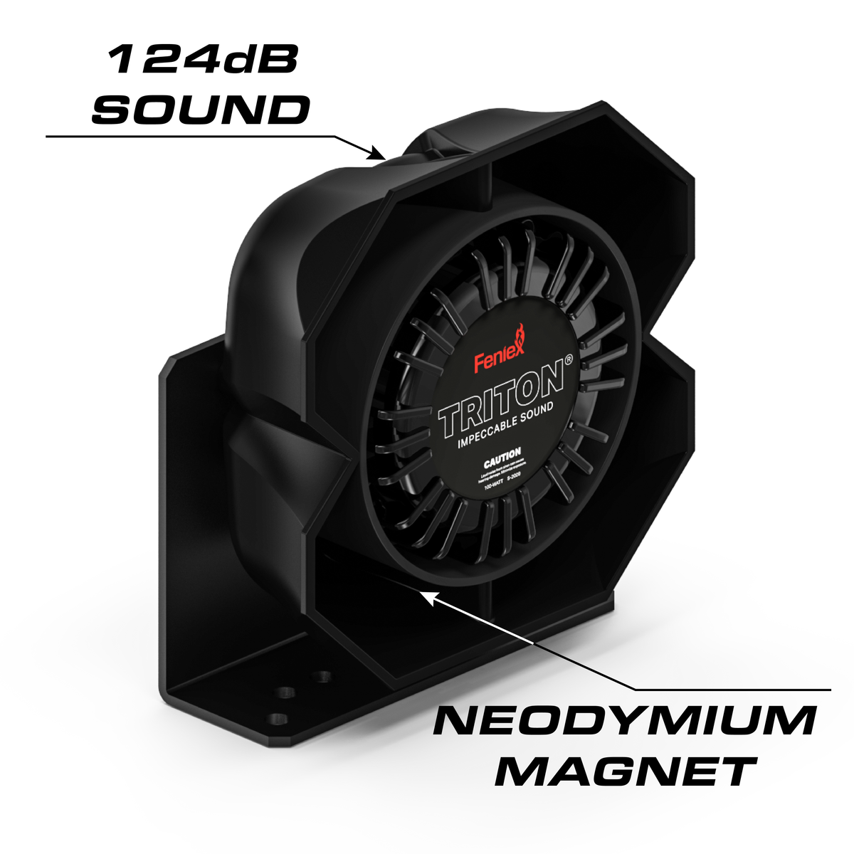 Feniex Triton 100W – Haut-parleur de sirène – vue 3