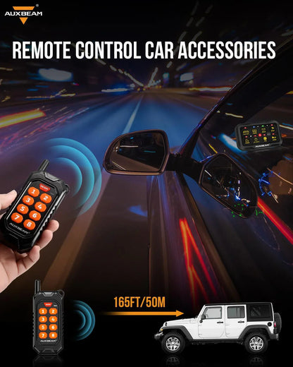 Télécommande 8 voies sans fil seule pour RC-800/RA84 panneau de commande – vue 3 – NOVADOMIO