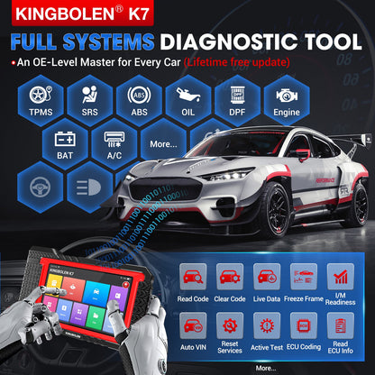 Valise diagnostic Bluetooth KINGBOLEN K7 – Mises à jour à vie – vue 3 – NOVADOMIO