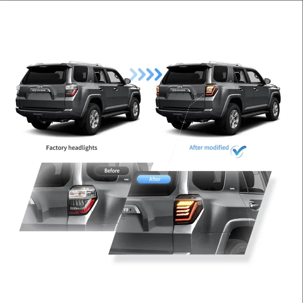 LED bloc de feux arrière avec Dynamic Welcome Lighting pour 2010-2023 Toyota 4Runner 5th Gen (N280) – vue 6