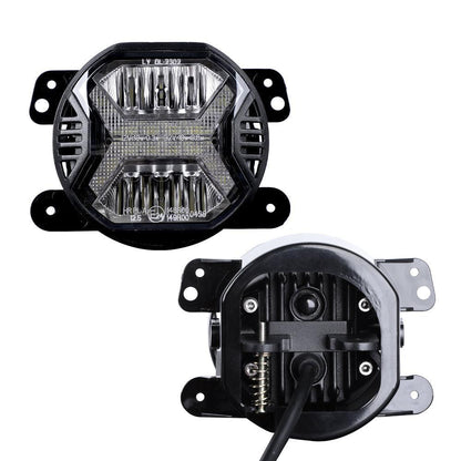 4″ LED antibrouillards avec blanc DRL pour Jeep Wrangler JK/ Jeep Grand Cherokee/ Dodge – vue 7 – NOVADOMIO