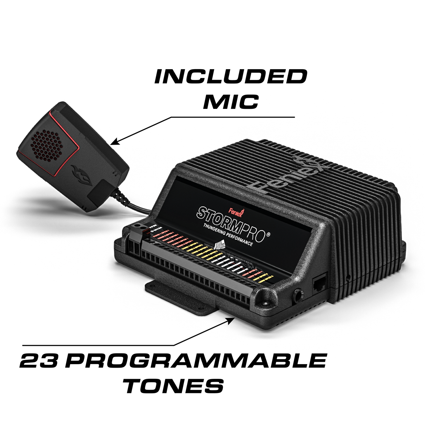 Feniex Storm Pro 200w Siren – Sirène et contrôle embarqué – vue 3