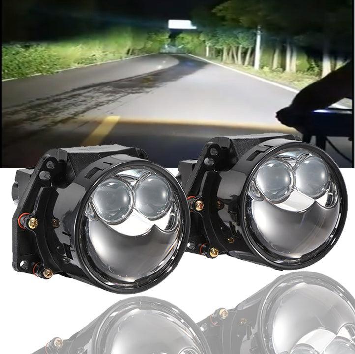 3 Inch 136W 6000K Double Hyperboloid Bi-LED Projector Lens Headlight Non-Destructive Installation Projector Lens pour Car |…