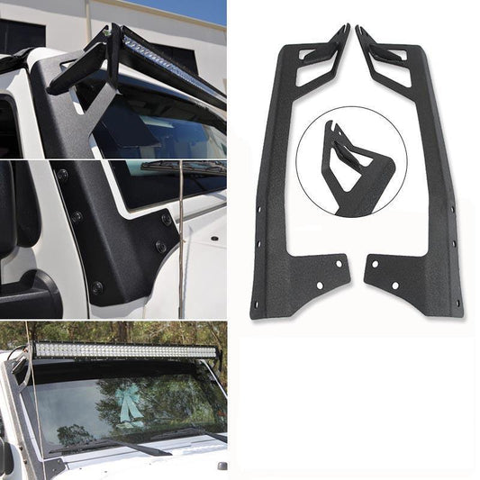 52" Straight Barres lumineuses Windshield Mounting Brackets pour 2007-2017 Jeep Wrangler JK