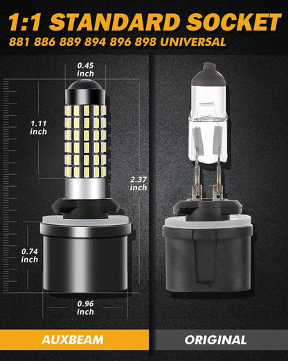 880 885 890 899 892 893 LED antibrouillard/DRL ampoules 6 W 2 000 lm 6 500 K blanc – 2 ampoules – vue 4 – NOVADOMIO