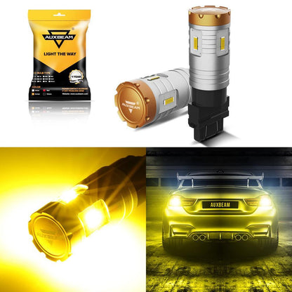 Kit d’ampoules LED feux de route/croisement H4/9003 F-16 Plus série CAN-bus intégré 14 000 lm pour Toyota Tacoma 2012–2015