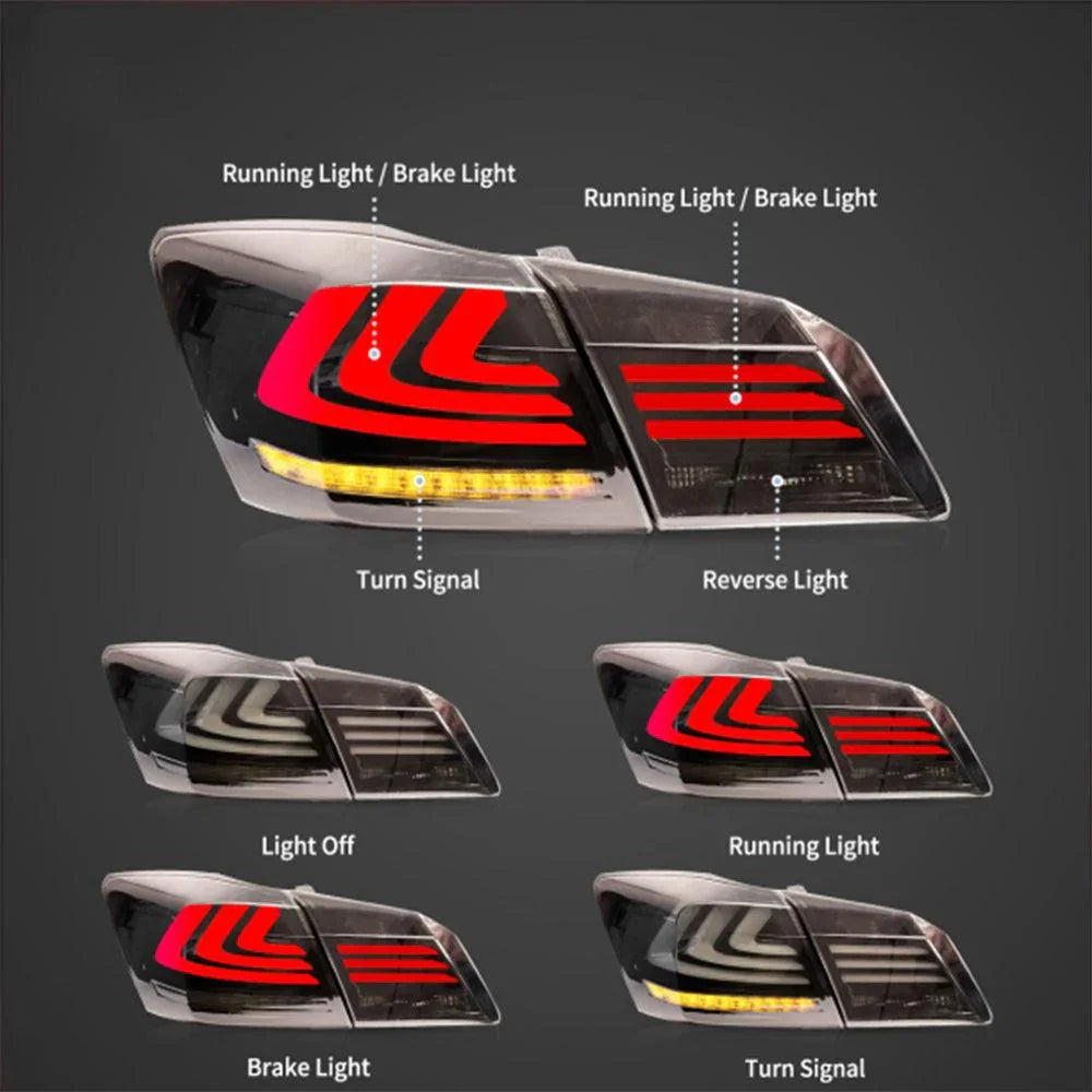 LED bloc de feux arrière avec Sequential clignotant pour 2013-2017 Honda Accord 9th Gen Sedan – vue 8