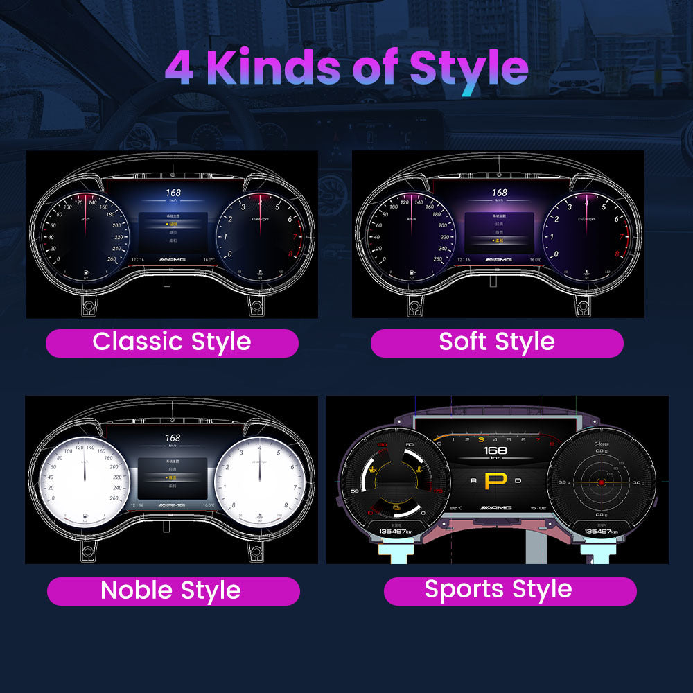 Virtual Cockpit Mercedes-Benz Classe G / ML / GL / GLE / GLS 2012-2019 – NOVADOMIO
