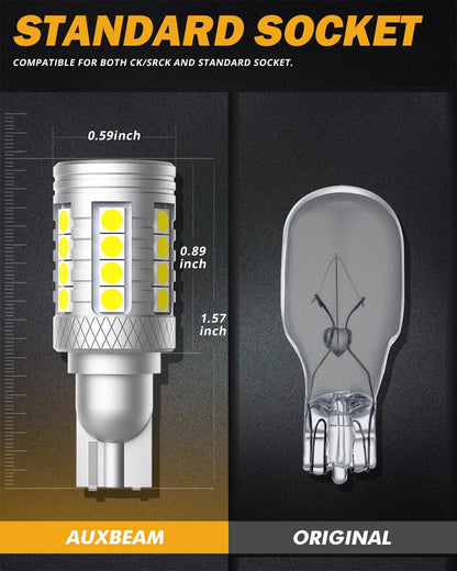 921 912 ampoules LED Cargo éclairage High Mount Stop 3rd feu stop Combo, blanc & stroboscopique rouge Kit – 4 ampoules – vue
