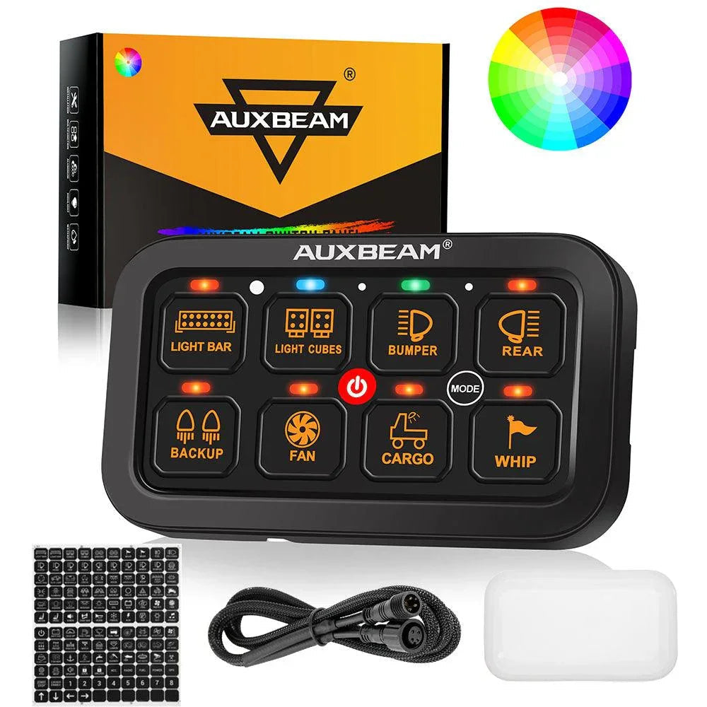 RA80 RGB panneau de commande, Toggle/ Momentary/ Pulsed Mode Supported (One-Sided Outlet) – vue 10