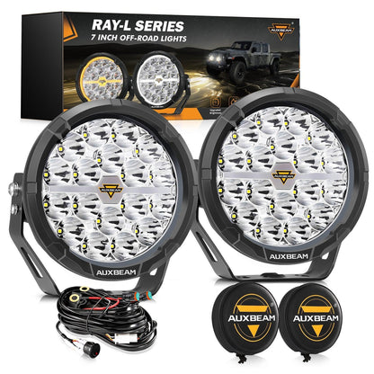 RAY-L série 7/9 pouces Dual DRL Offroad Projecteurs LED longue portée – vue 13 – NOVADOMIO