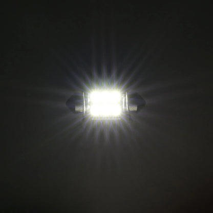 31 mm DE3175 DE3021 DE3022 1.22″ Festoon LED intérieur/plafonnier/lecture/éclairage de plaque ampoules 2.7 W 200 LM 6 500 K