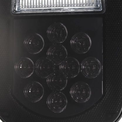 Lot de 2 universel feux arrière 39LEDs Smoked noir pour Wrangler YJ TJ CJ camion Trailer Van bateau – vue 9 – NOVADOMIO