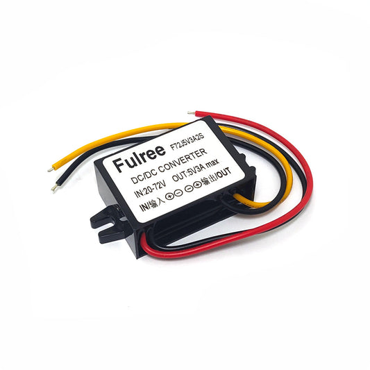 Convertisseur de puissance 20-72 V à 5 V, étanche, Ultra fin, abaisseur de puissance, 1 A 2 A 3 A – vue principale