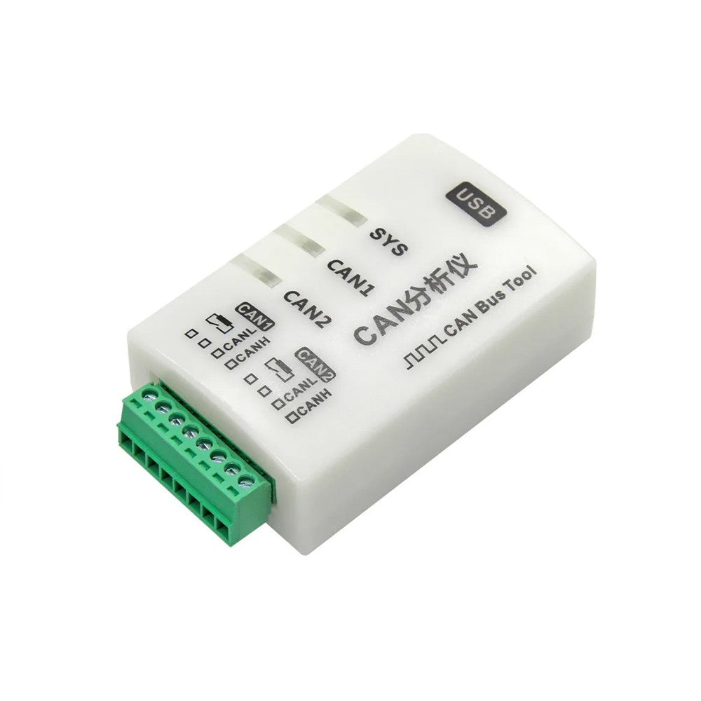 Adaptateur USB CAN multifonctionnel USB-CAN 5K-1M Débit en bauds 12 M / S CAN2.0 A / B Prise en charge du décodage…