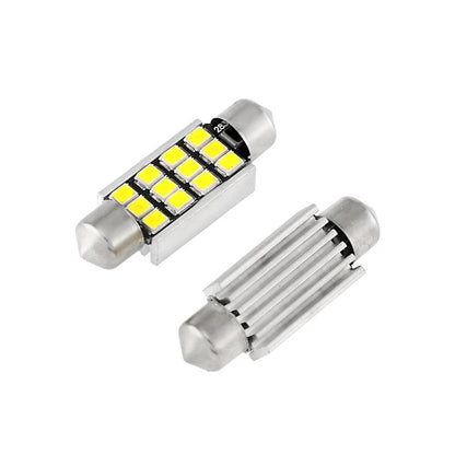 39 mm DE3174 1.54″ Festoon LED intérieur/plafonnier/lecture/éclairage de plaque ampoules 2.7 W 400 LM 6 500 K blanc – 2