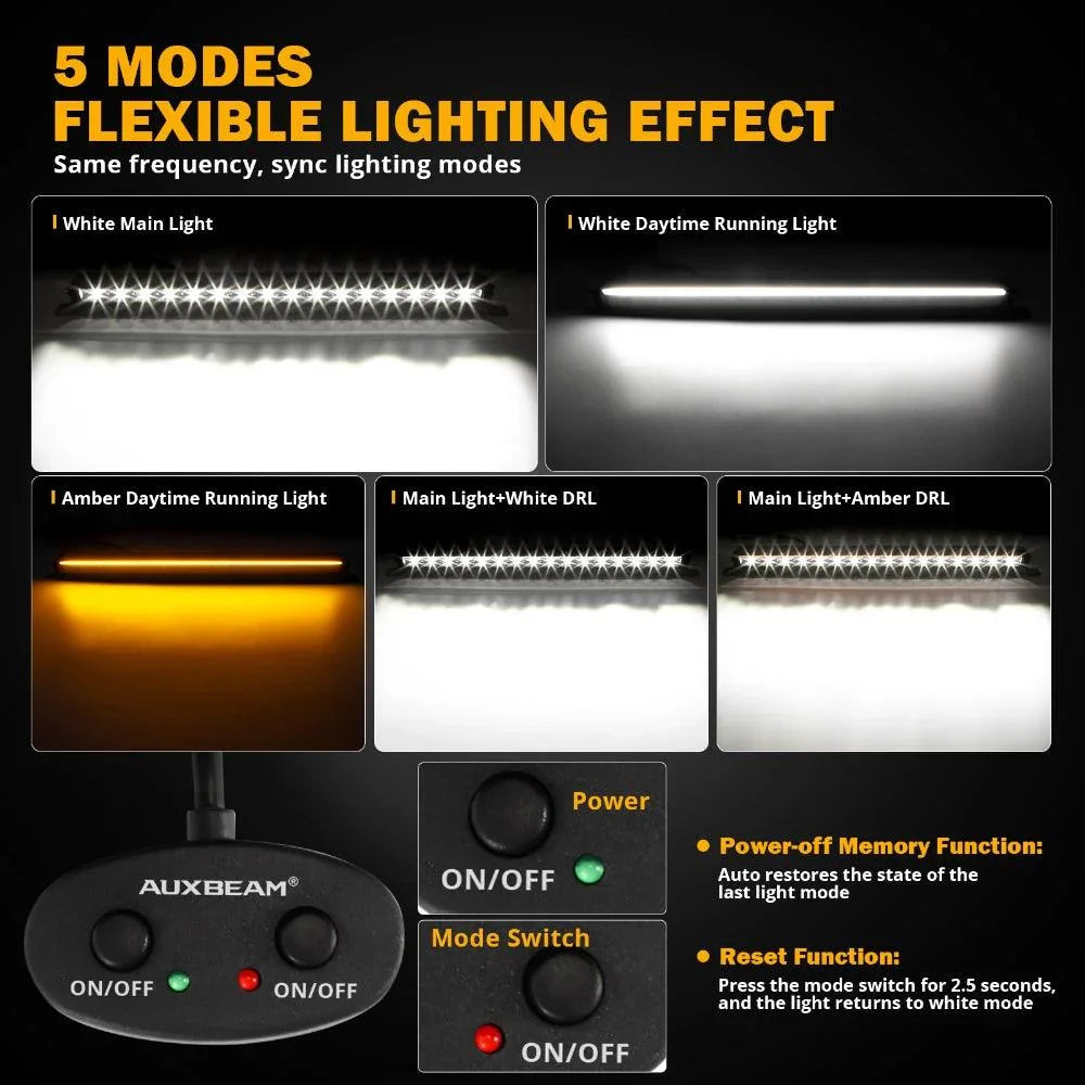 SP série 12 Inch/22 Inch/32 Inch/42 Inch/52Inch Driving Beam Barres lumineuses – vue 8
