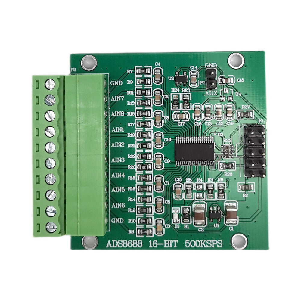 Module d'acquisition de données SAR / ADC à 8 canaux, entrée simple / bipolaire AD16 bits, 500 kSPS – Réf.…