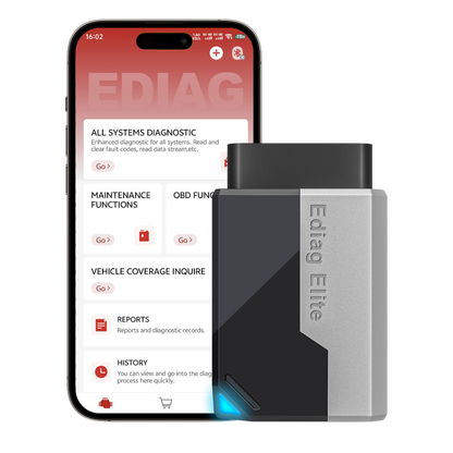 Scanner OBD2 Bluetooth KINGBOLEN Ediag Elite – Diagnostic complet CAN FD – NOVADOMIO