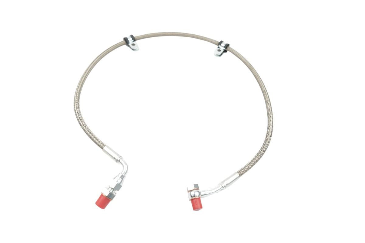 Darkside tressé huile feed line pour tranverse 1 9 et 2.0 TDI extended 90 degrés union raccord – Darkside Developments